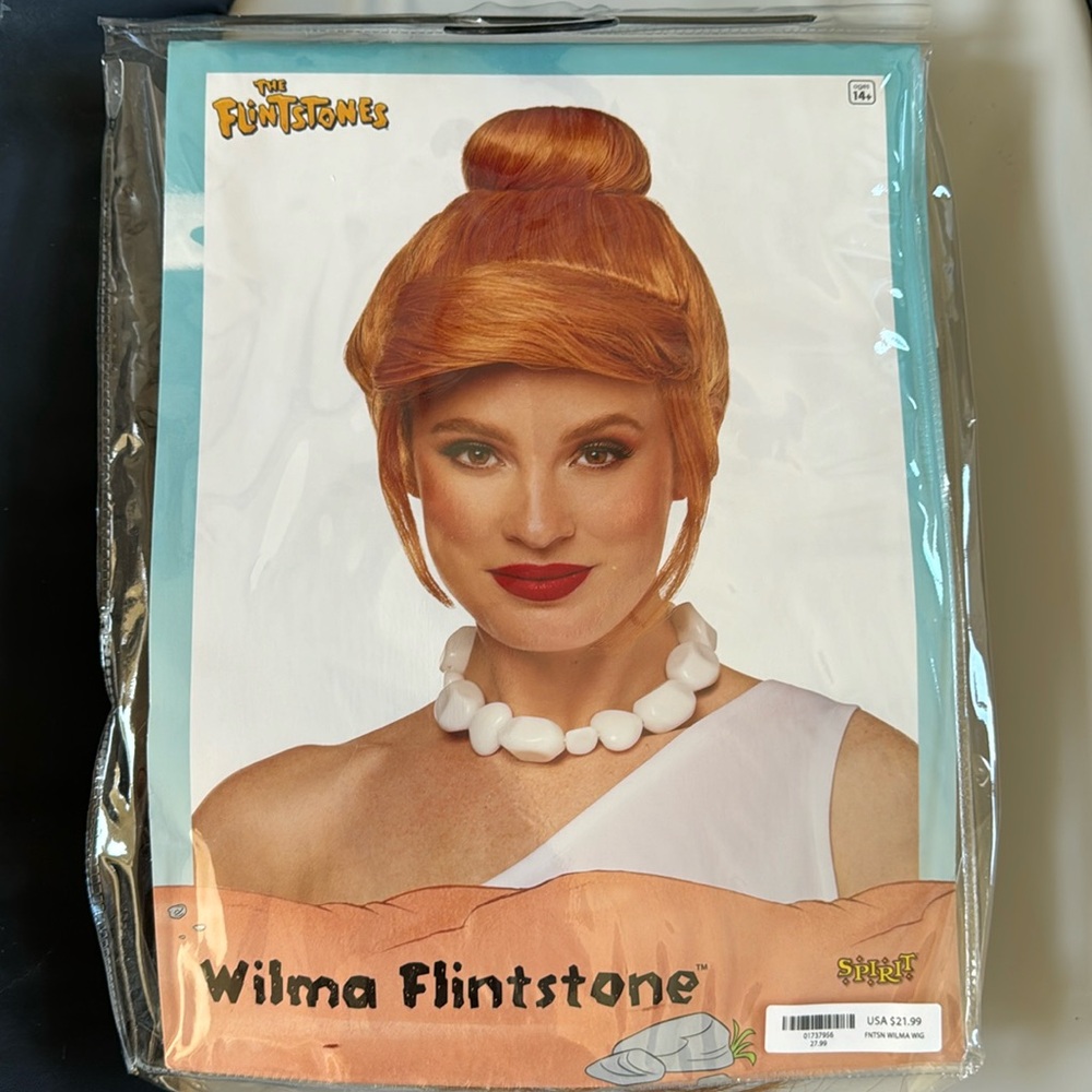 Wilma Flintstone wig
